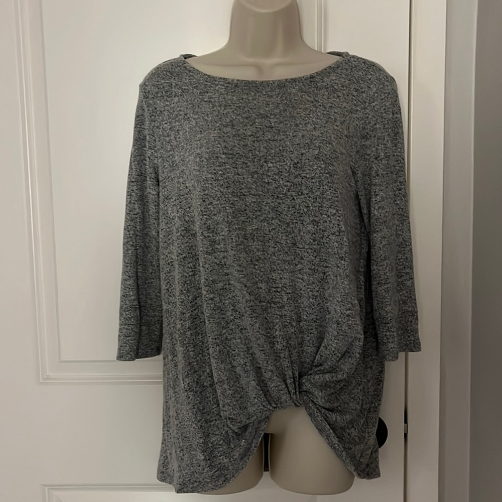 Gray sweater